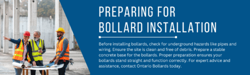 Prepare for Bollard Installation