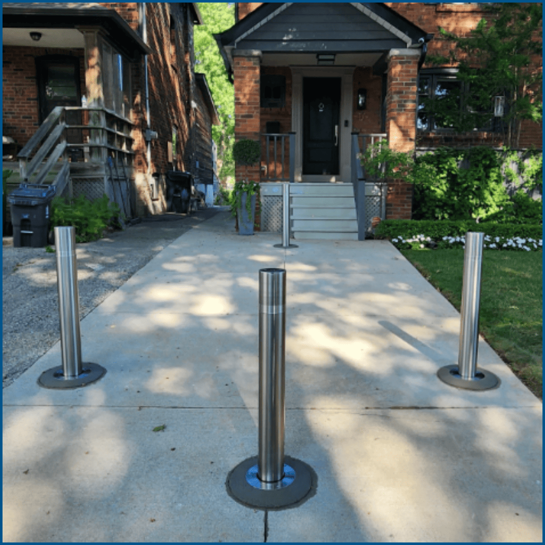 Enhancing Vehicle Security with Residential Bollards Ontario Bollards
