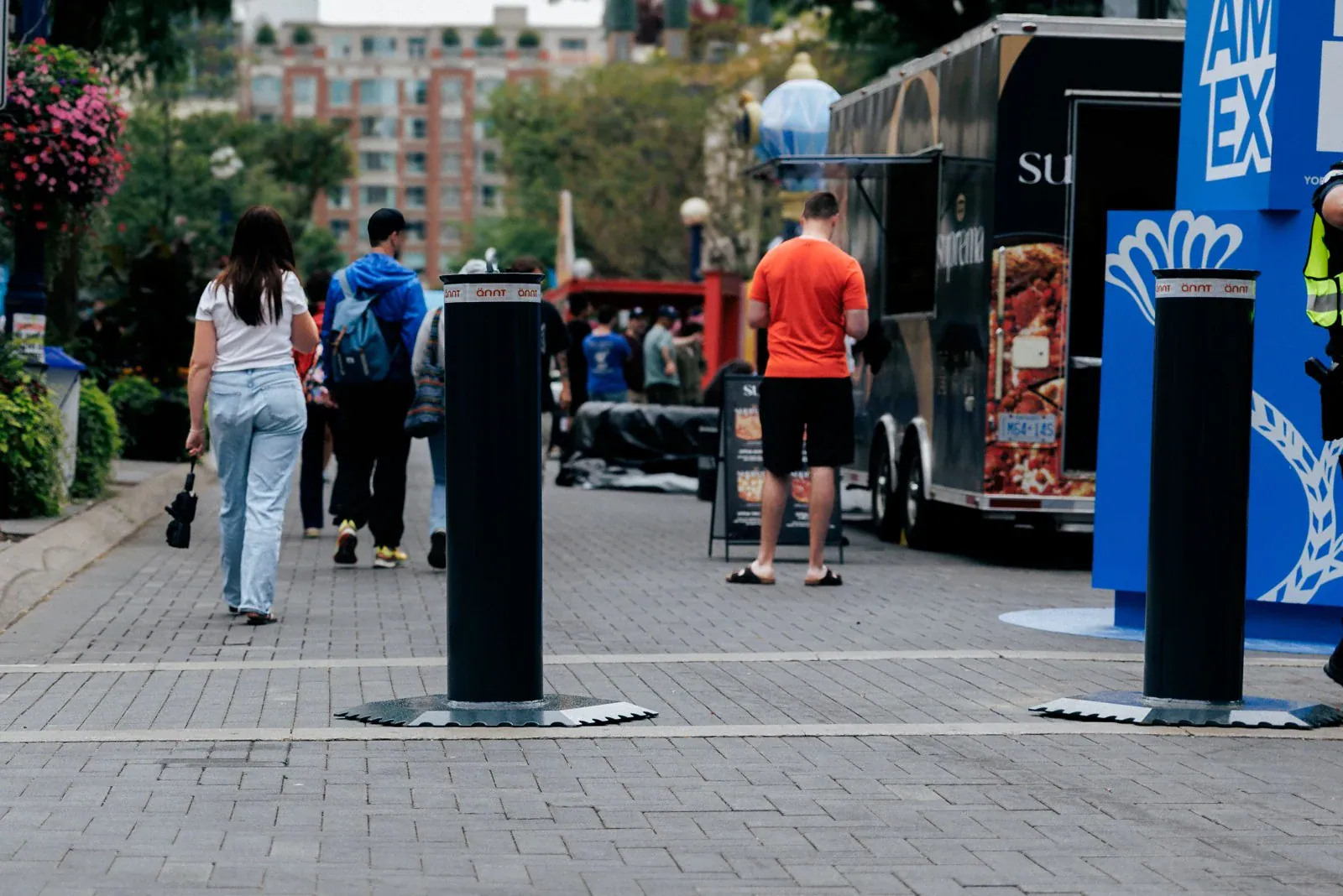 AttaGard barriers deployed at Yorkville Murals